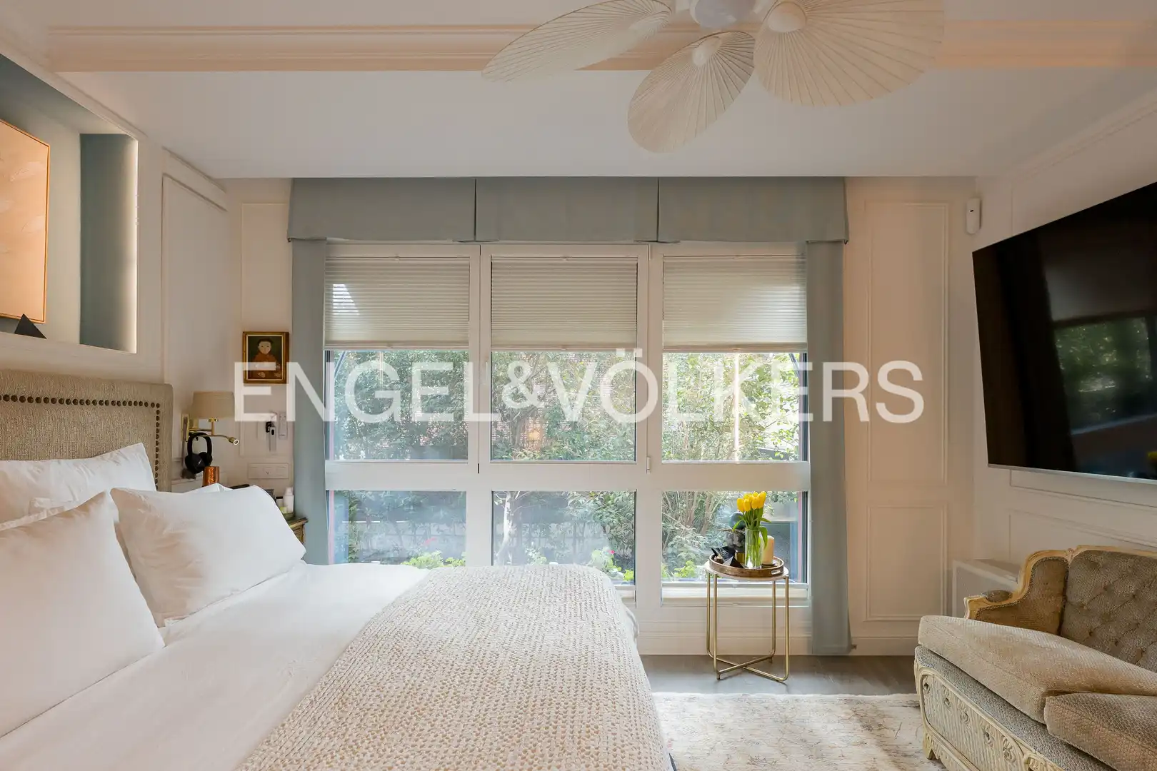 Bedroom of Houses for sale in Madrid  with Air Conditioner, Heating and Private garden