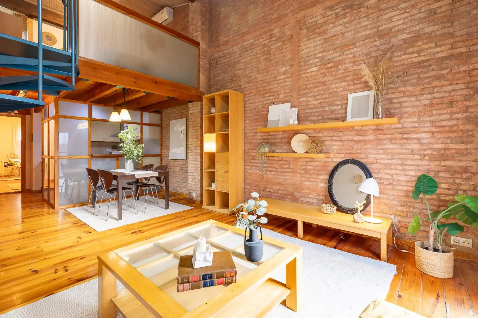Wohnzimmer von Maisonette zum Verkauf in Valencia mit Klimaanlage und Balkon