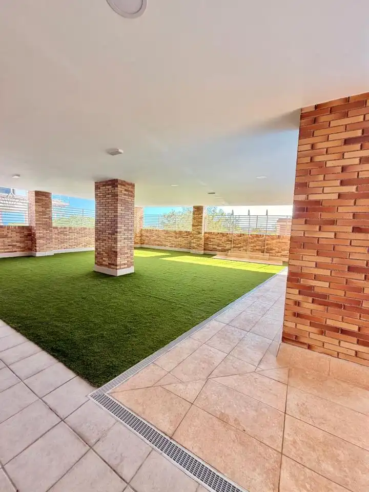 Terrace of Flat for rent in Roquetas de Mar  with Terrace, Furnished and Community pool