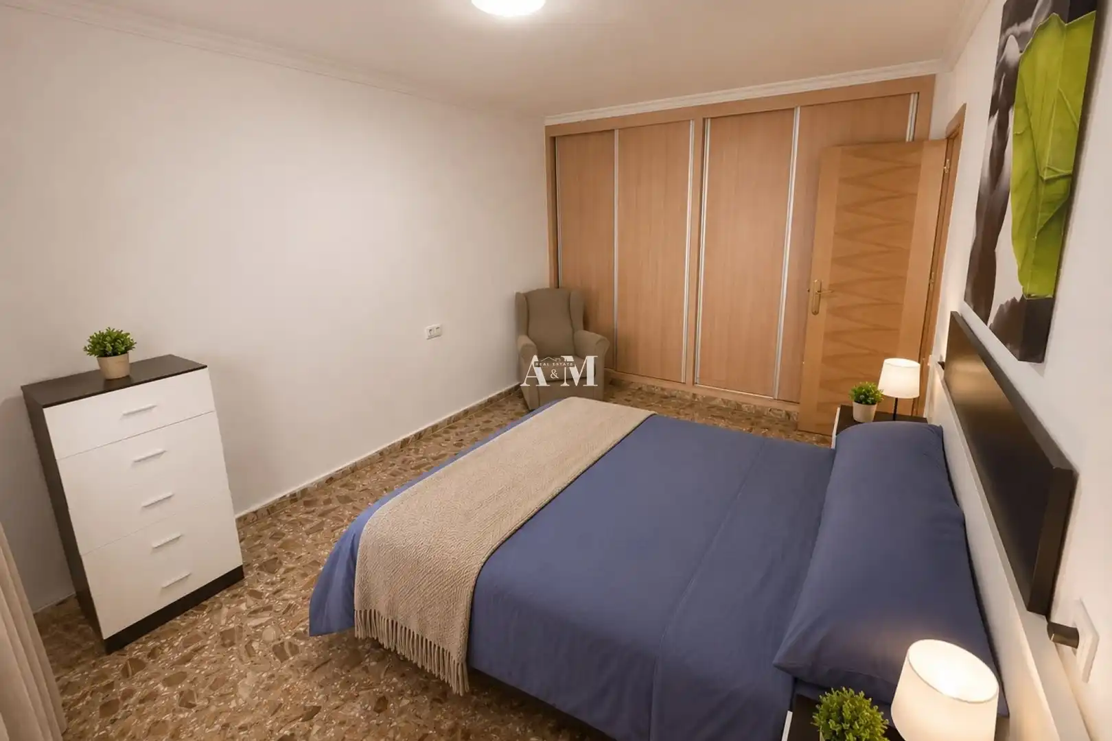 Schlafzimmer von Wohnung zur Miete in Torrevieja mit Klimaanlage, Heizung und Terrasse