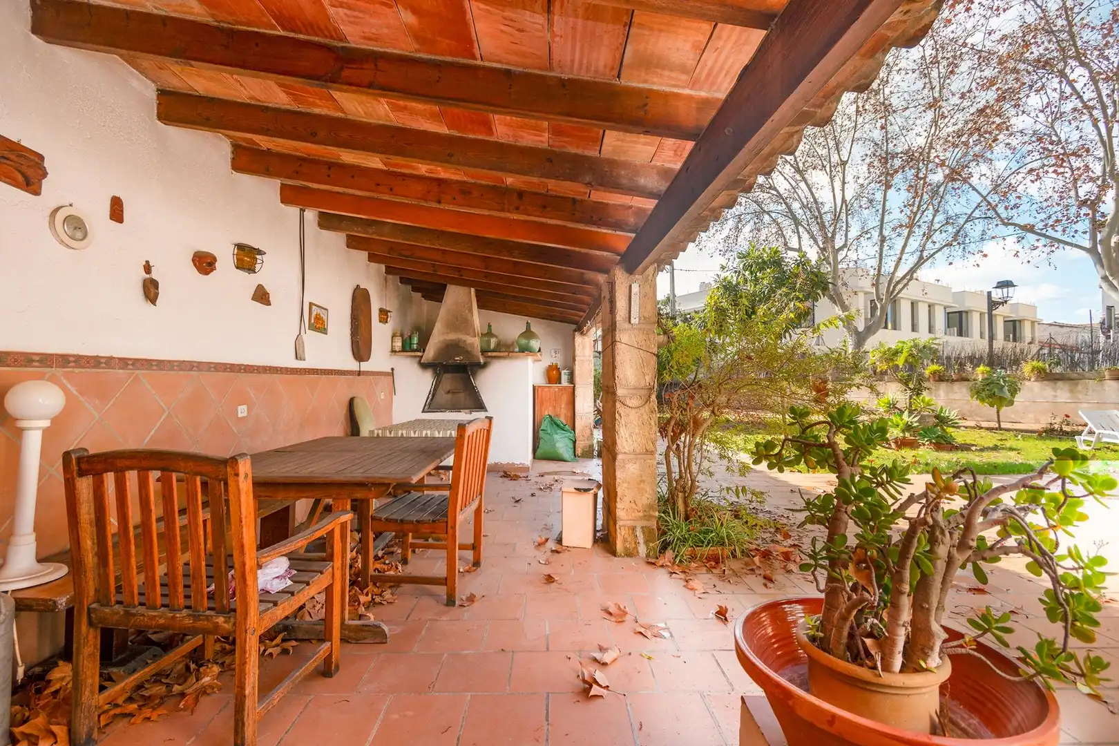 Terrassa de Casa o xalet en venda en  Palma de Mallorca amb Calefacció, Jardí privat i Terrassa