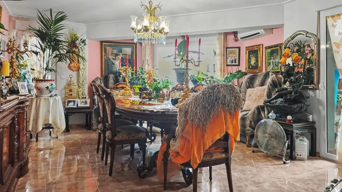 Dining room of Flat for sale in Dénia  with Air Conditioner, Heating and Terrace