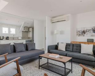 Sala d'estar de Apartament per a compartir en  Madrid Capital amb Aire condicionat i Terrassa