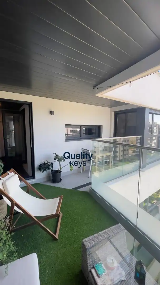 Balcony of Flat for rent in Madrid  with Air Conditioner, Heating and Terrace
