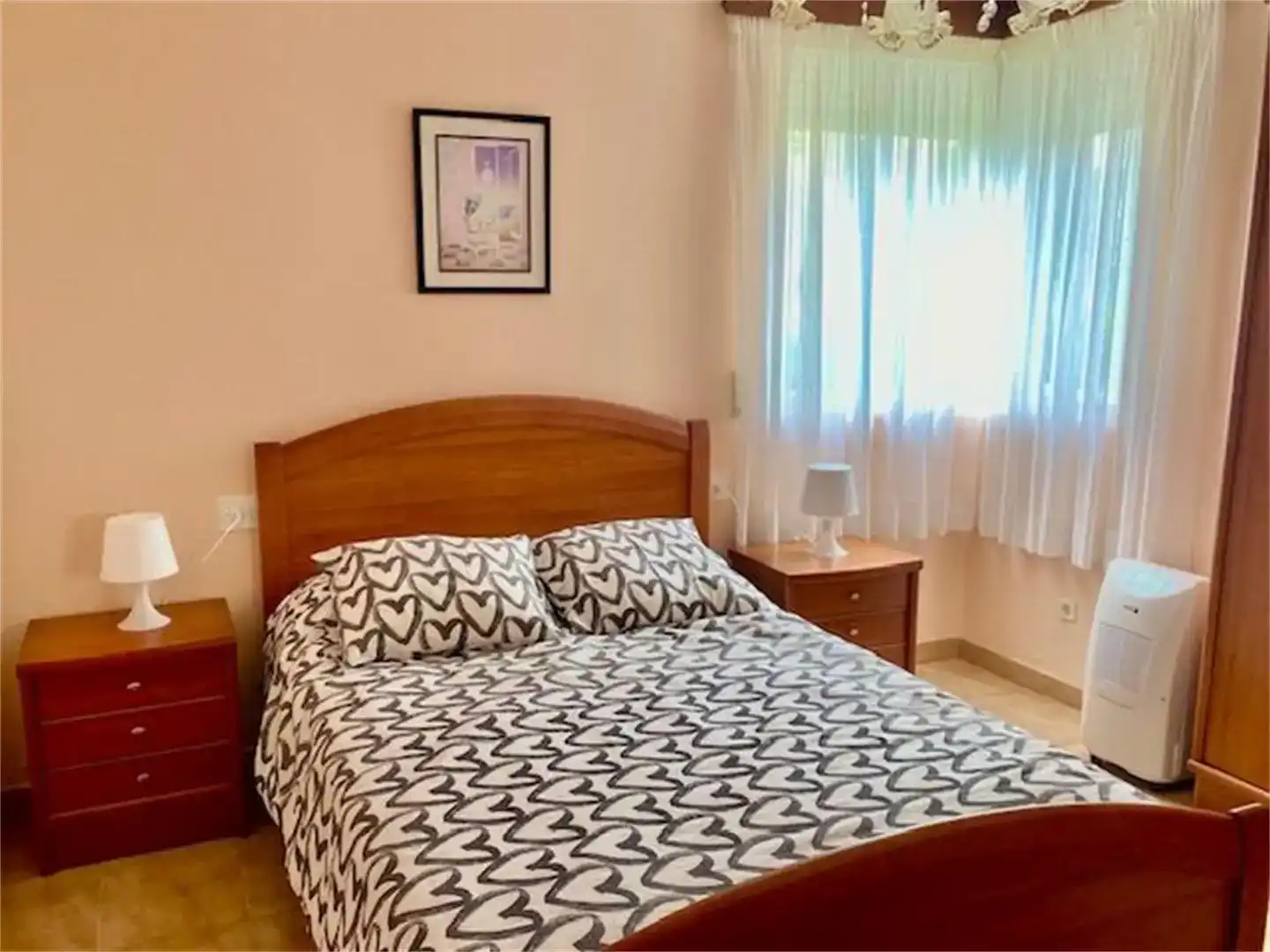 Schlafzimmer von Wohnungen zur Miete in Valdoviño mit Privatgarten, Parkett und Abstellraum