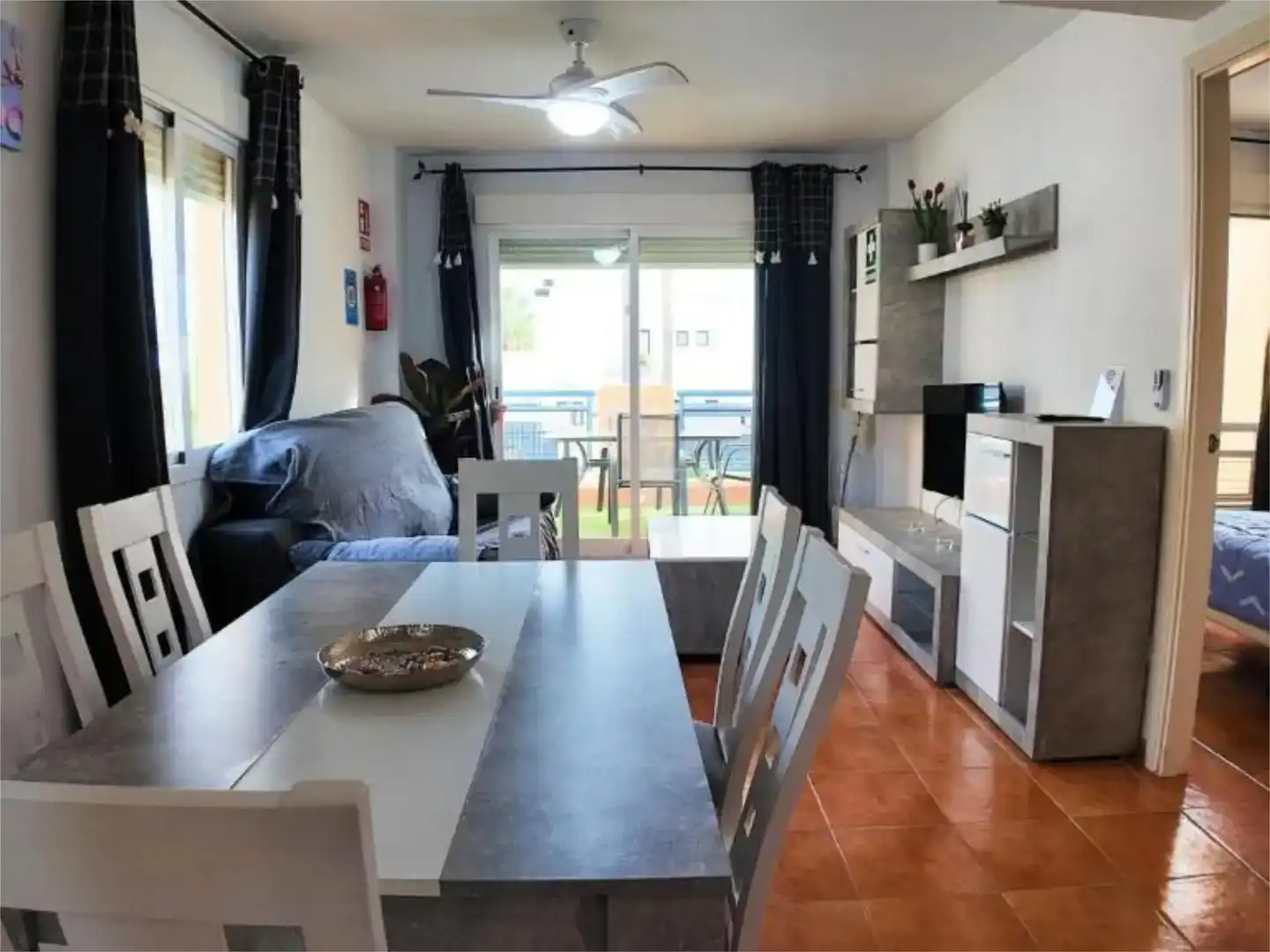 Living room of Flat for sale in Vera  with Air Conditioner and Swimming Pool