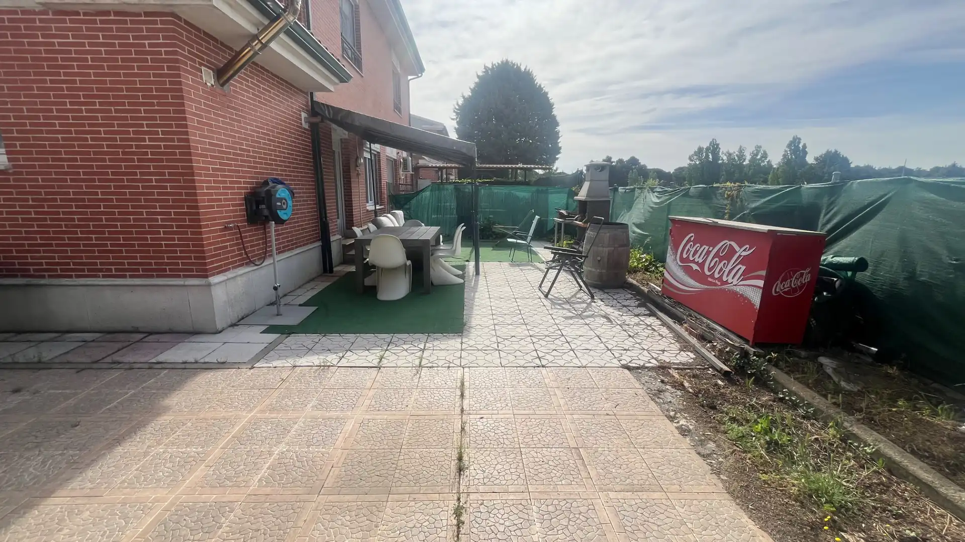 Terrasse von Einfamilien-Reihenhaus zum Verkauf in Mojados mit Heizung und Parkett