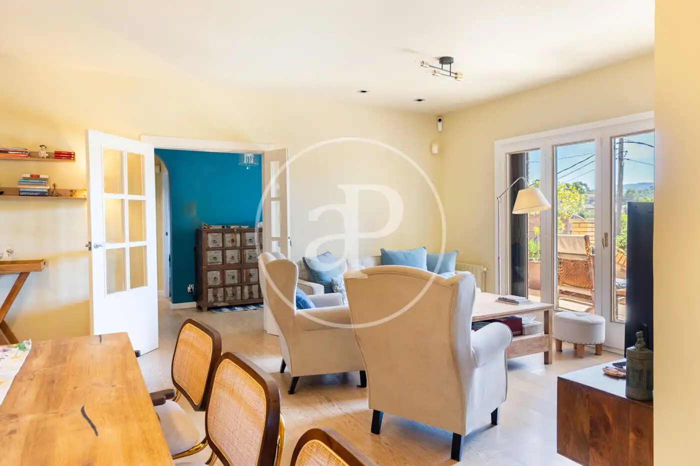 Sala d'estar de Casa o xalet en venda en Valldoreix