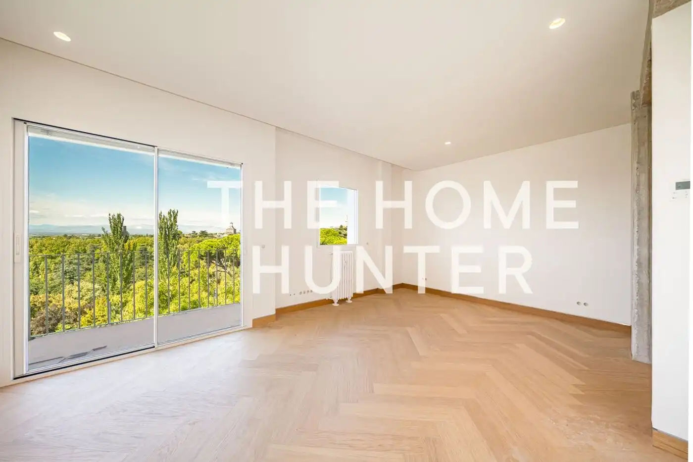Wohnzimmer von Wohnung zur Miete in Madrid mit Klimaanlage, Heizung und Terrasse