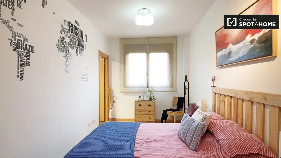 Bedroom of Flat for share in Getafe  with Air Conditioner, Heating and Furnished