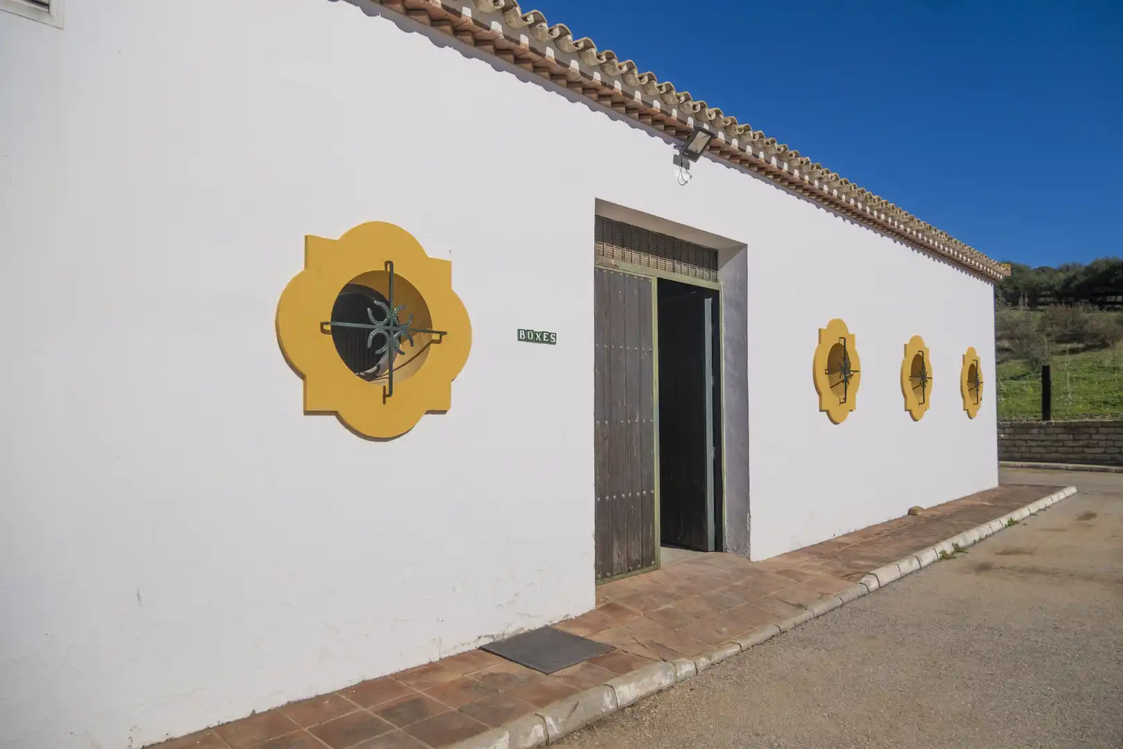 Vista exterior de Finca rústica en venda en San Martín del Tesorillo amb Aire condicionat, Jardí privat i Terrassa