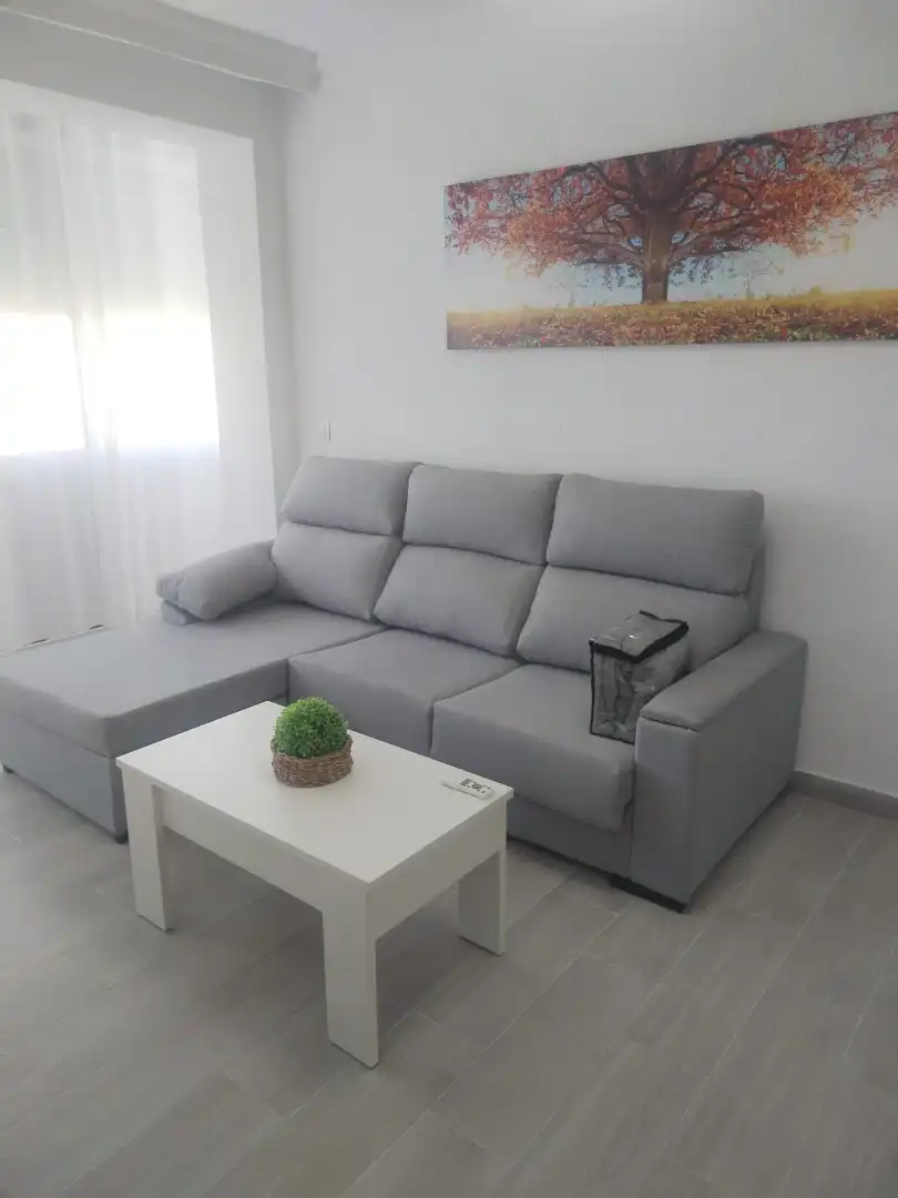 Living room of Flat for rent in Aljaraque  with Furnished and Washing machine