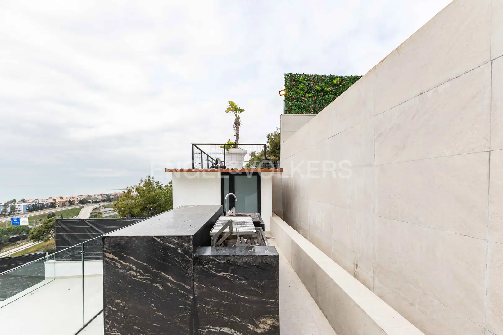 Terrasse von Haus oder Chalet zur Miete in Sitges mit Klimaanlage, Heizung und Privatgarten