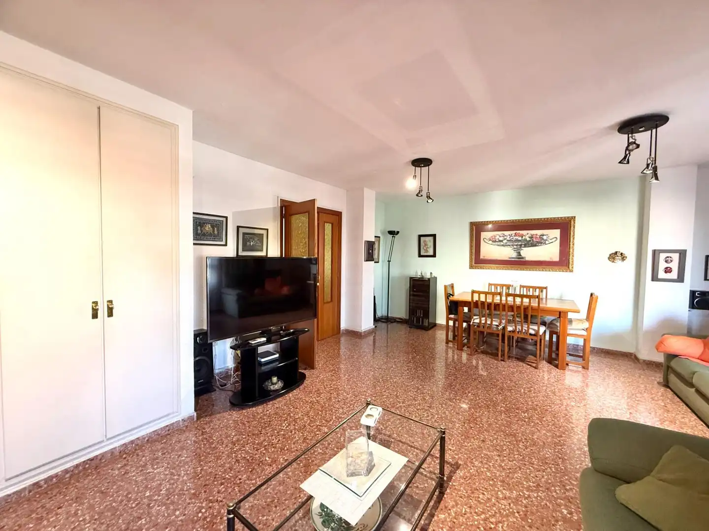Sala de estar de Piso en venta en Valencia con Aire acondicionado, Terraza y Balcón
