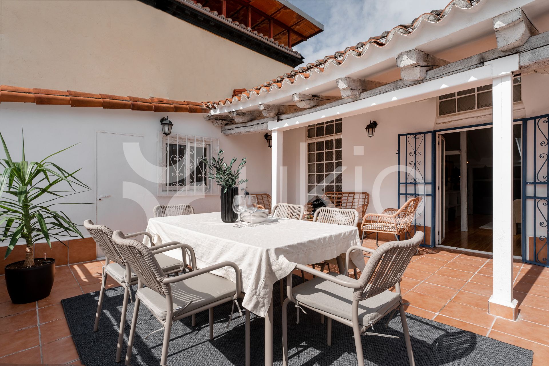 Terrassa de Apartament de lloguer en  Madrid Capital amb Aire condicionat, Calefacció i Terrassa