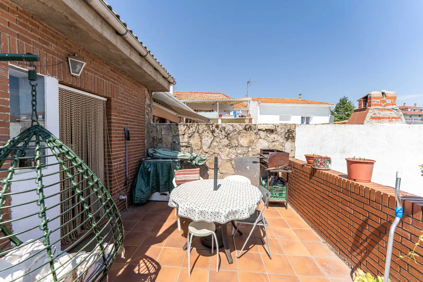Terrassa de Casa o xalet en venda en Collado Villalba amb Calefacció, Jardí privat i Terrassa