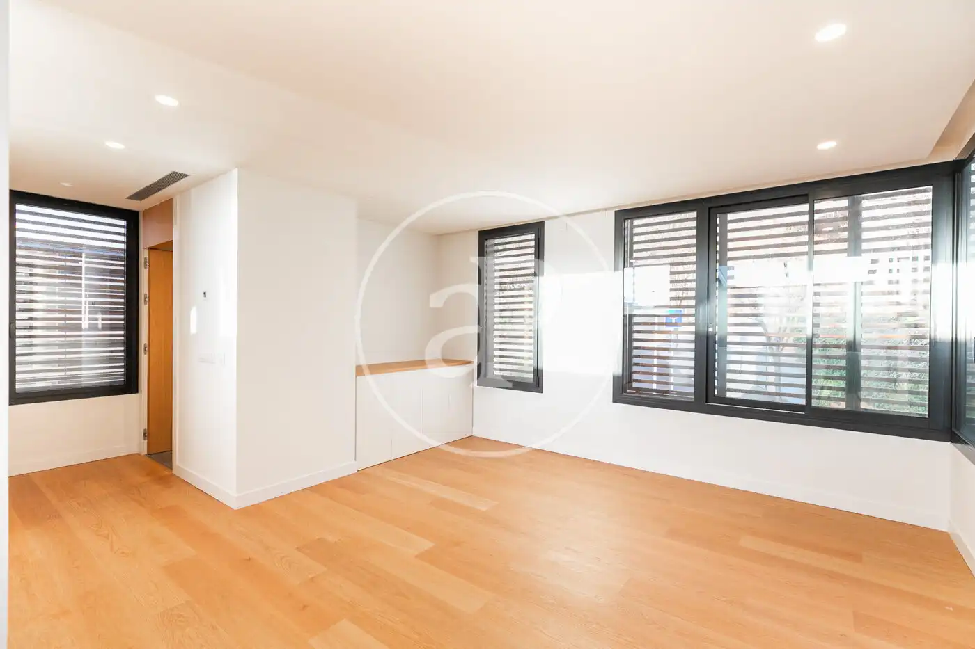 Living room of Flat for rent in Barcelona  with Air Conditioner, Heating and Private garden