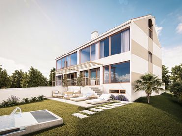 Adosado con balcón en venta en Noalla