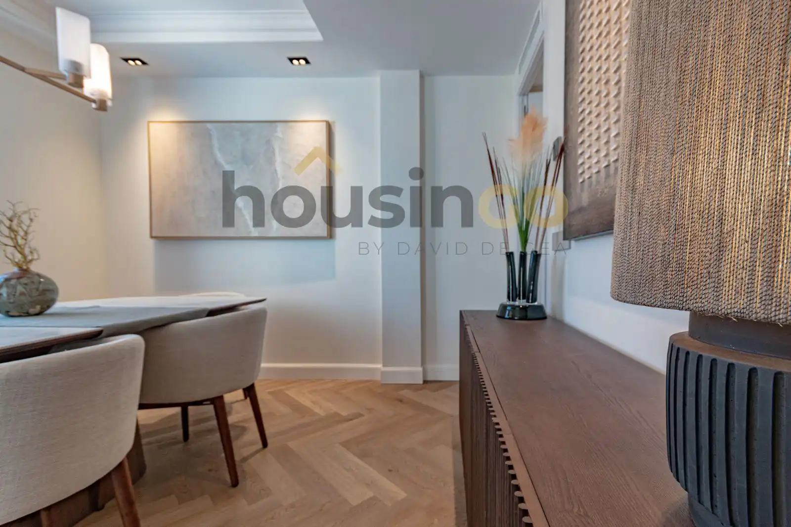 Sala de estar de Ático en venta en Barrio de Salamanca