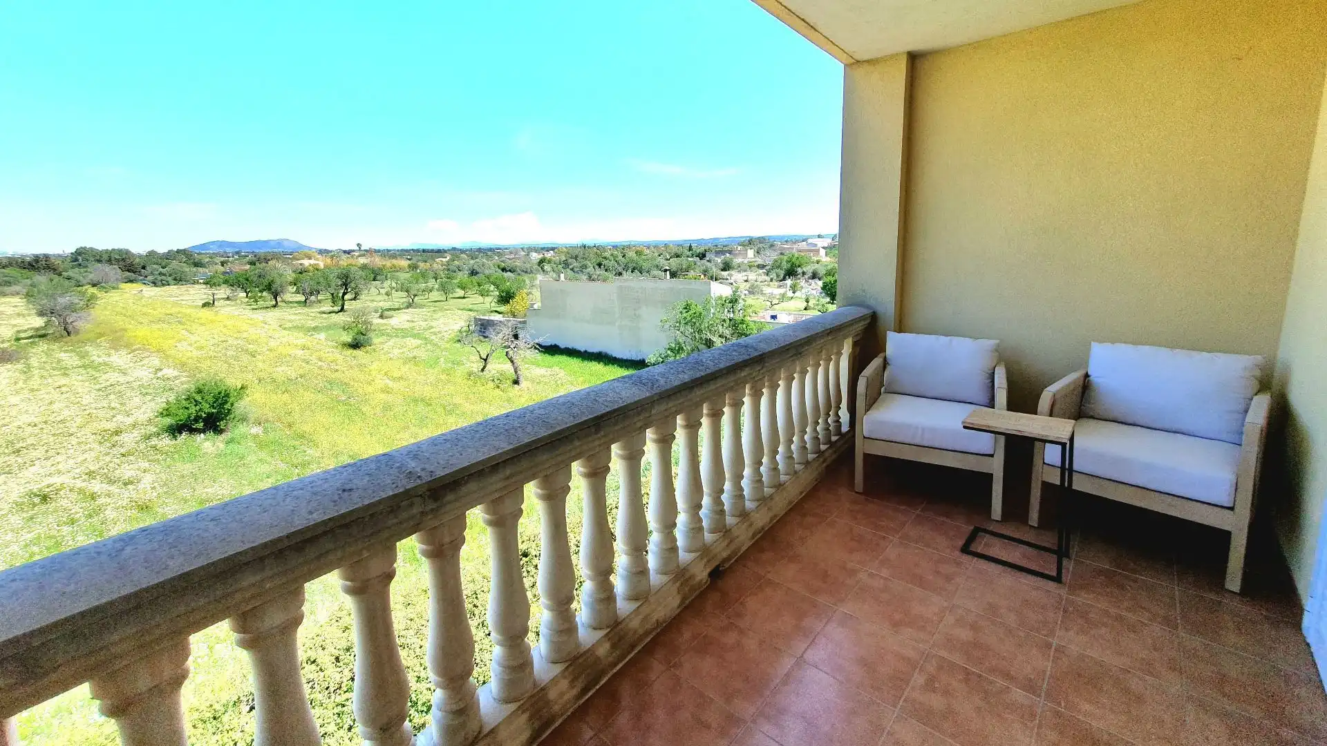 Balcony of Flat for rent in Binissalem  with Air Conditioner