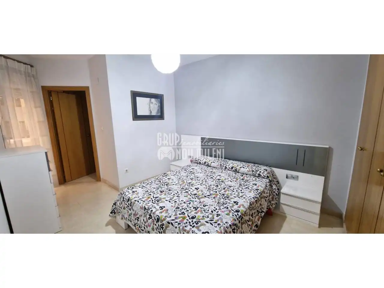 Schlafzimmer von Wohnung zur Miete in Massanassa mit Klimaanlage, Terrasse und Möbliert