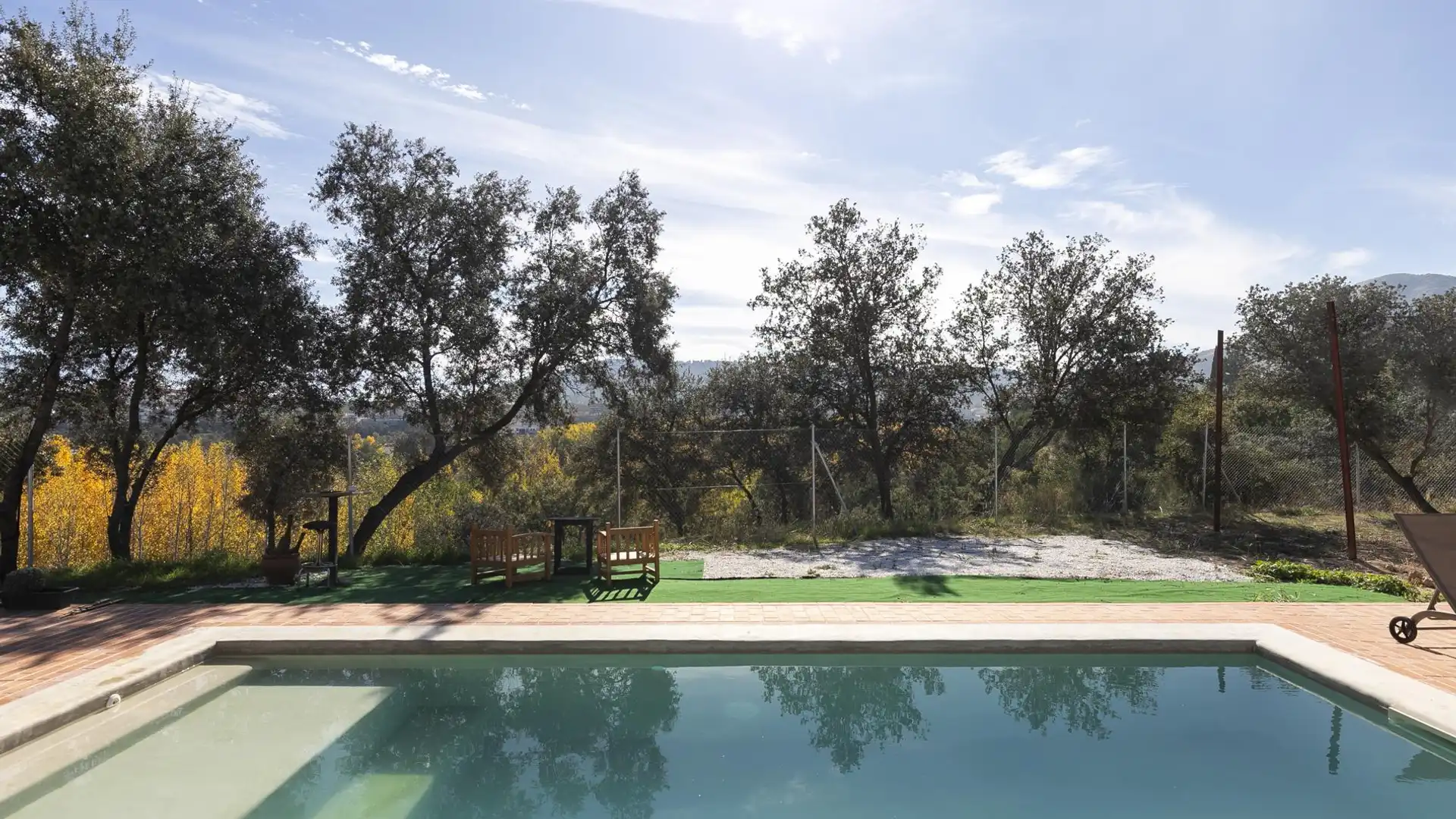 Piscina de Finca rústica en venta en Maracena con Jardín privado, Terraza y Piscina