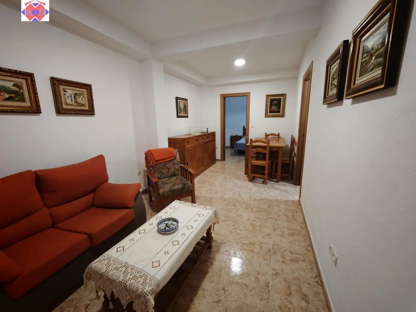 Living room of Flat for sale in Gualchos  with Furnished