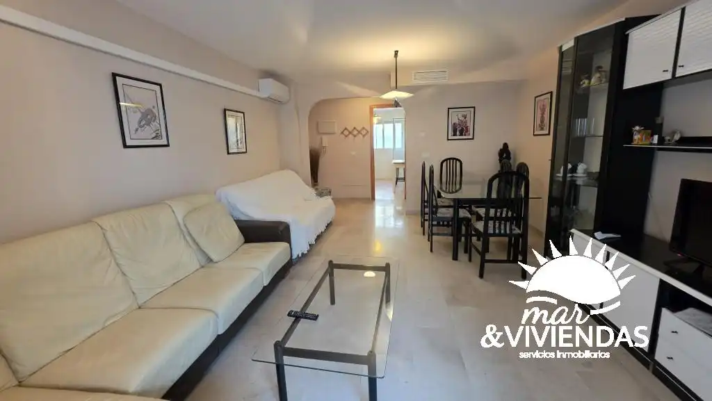 Sala d'estar de Apartament en venda en Garrucha amb Aire condicionat, Calefacció i Terrassa