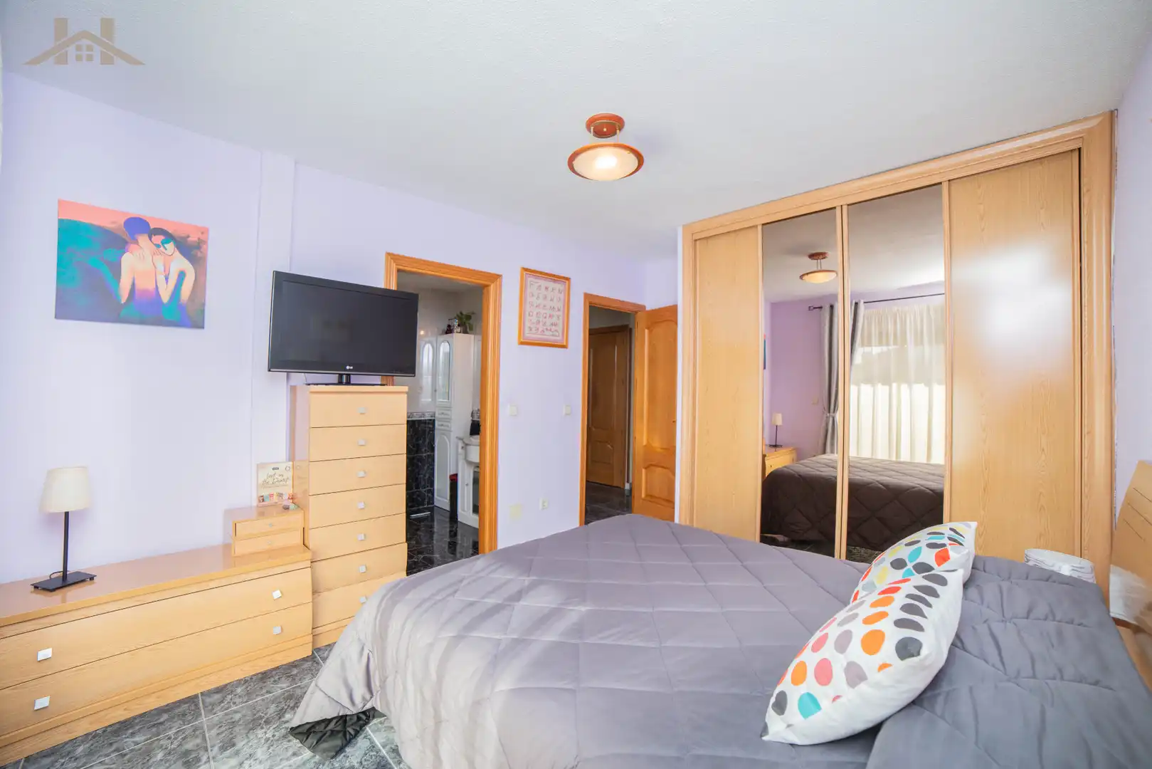 Schlafzimmer von Haus oder Chalet zum Verkauf in Méntrida mit Klimaanlage, Heizung und Privatgarten