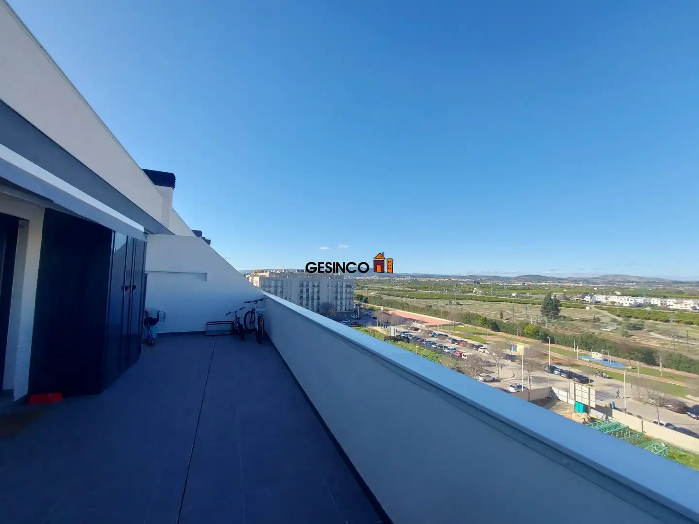 Terrasse von Wohnung zum Verkauf in Xàtiva mit Klimaanlage, Terrasse und Abstellraum