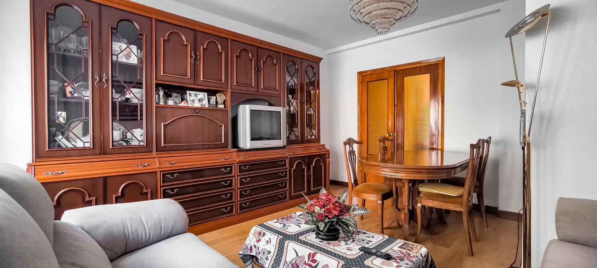 Sala de estar de Piso en venta en Ólvega con Calefacción, Parquet y Trastero