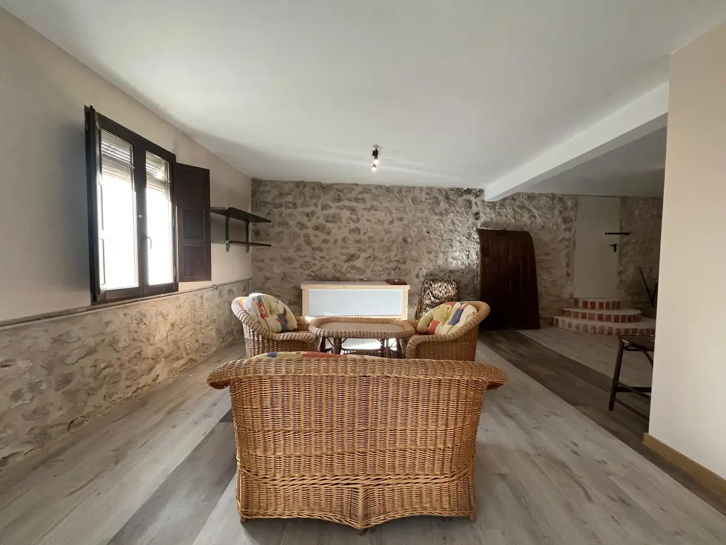Sala de estar de Casa o chalet en venta en La Parrilla  con Calefacción, Amueblado y Alarma
