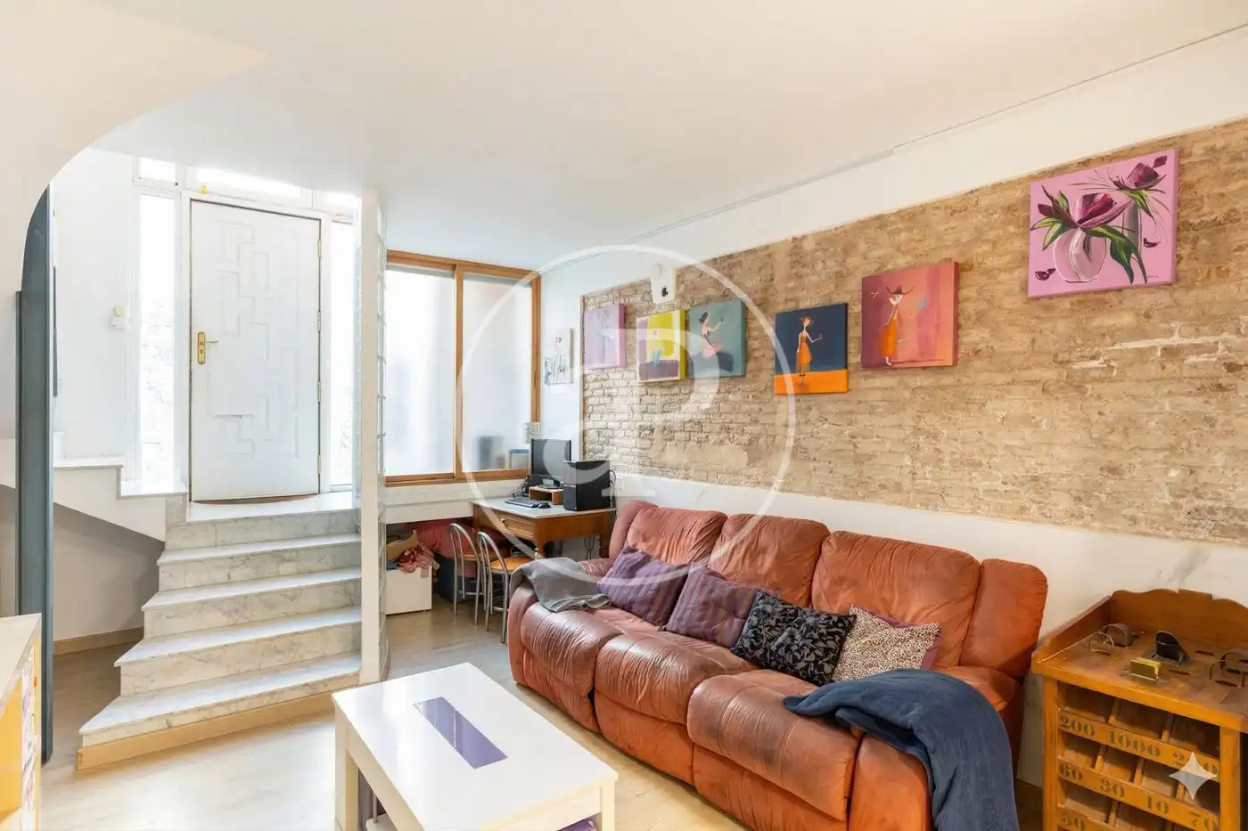 Wohnzimmer von Loft zum Verkauf in Barcelona mit Klimaanlage, Heizung und Terrasse