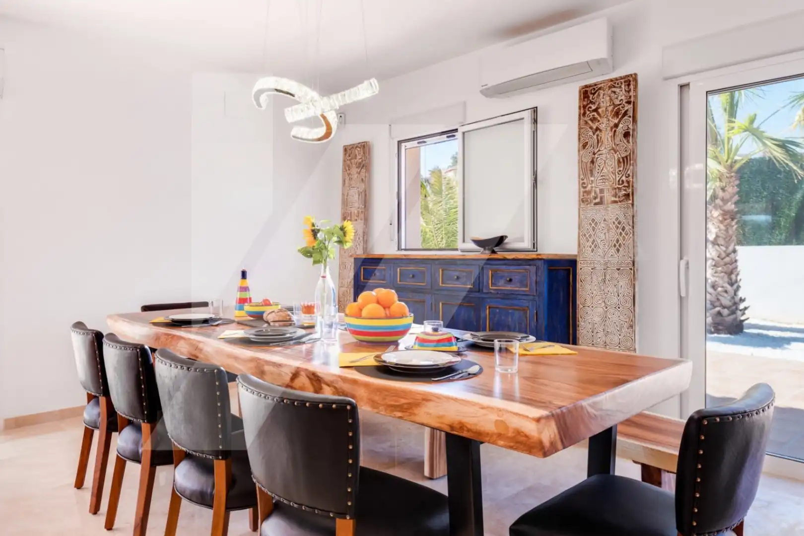 Dining room of Houses for sale in Jávea / Xàbia  with Air Conditioner, Heating and Private garden