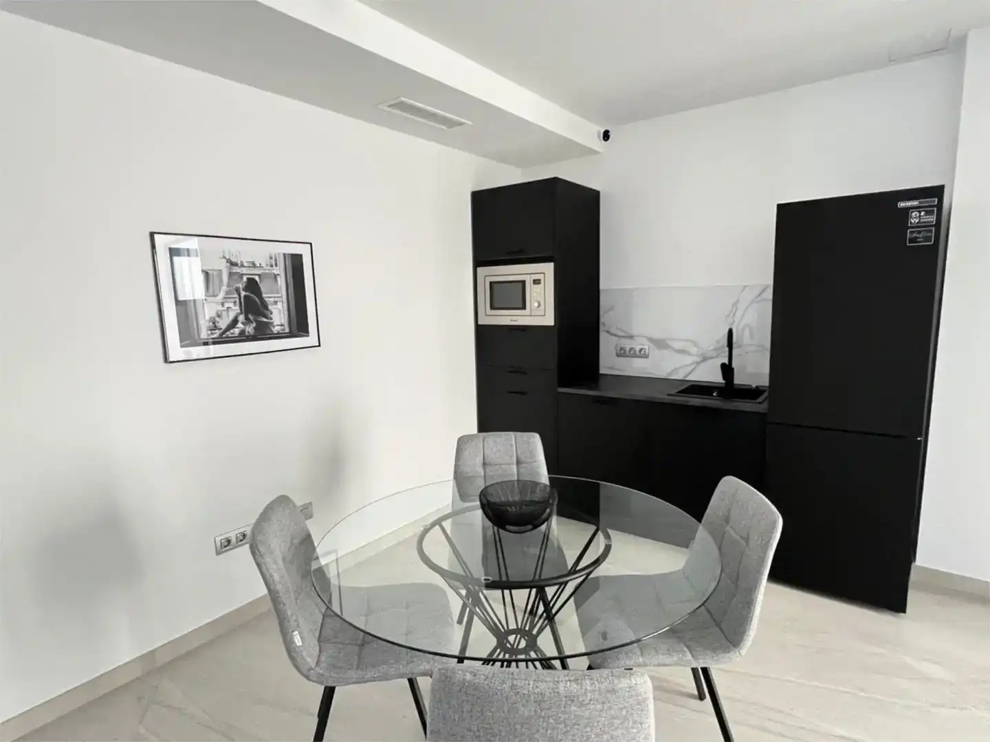Cocina de Casa o chalet de alquiler en Benidorm con Aire acondicionado, Jardín privado y Trastero