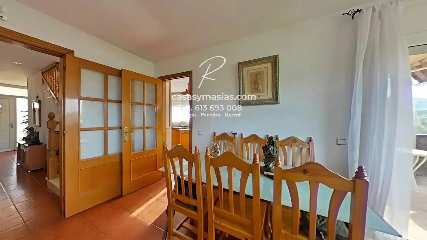 Comedor de Casa o chalet en venta en Olivella con Aire acondicionado, Calefacción y Jardín privado