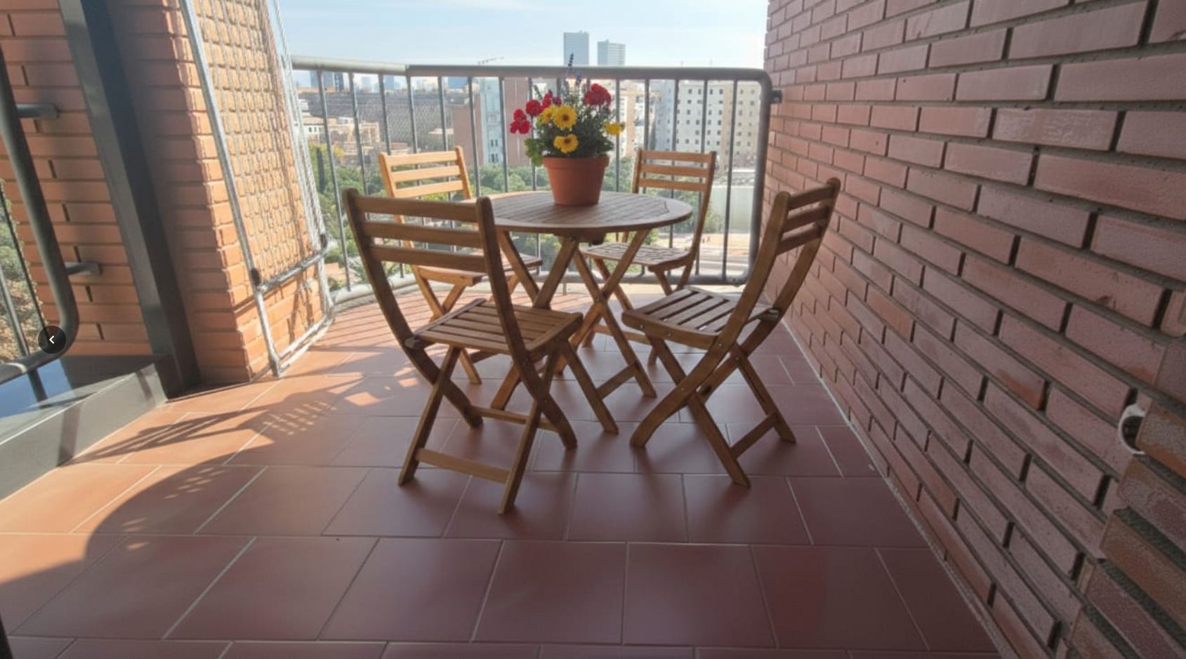 Terrace of Flat for sale in  Barcelona Capital  with Air Conditioner, Heating and Oven