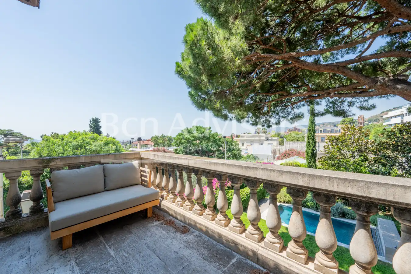 Terrassa de Casa o xalet de lloguer en Barcelona amb Aire condicionat, Calefacció i Jardí privat