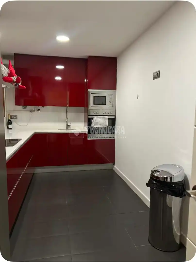 Cocina de Piso de alquiler en Madrid con Balcón