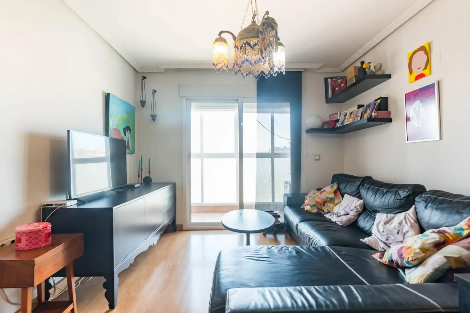 Sala de estar de Apartamento en venta en Murcia con Aire acondicionado, Terraza y Trastero