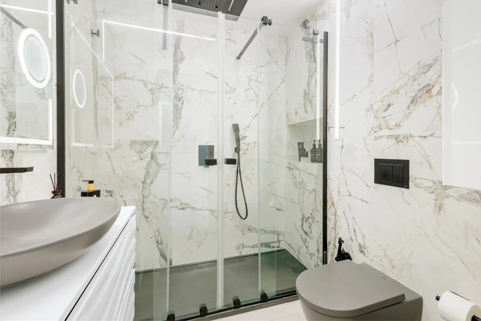 Baño de Ático en venta en Mijas con Aire acondicionado, Calefacción y Jardín privado