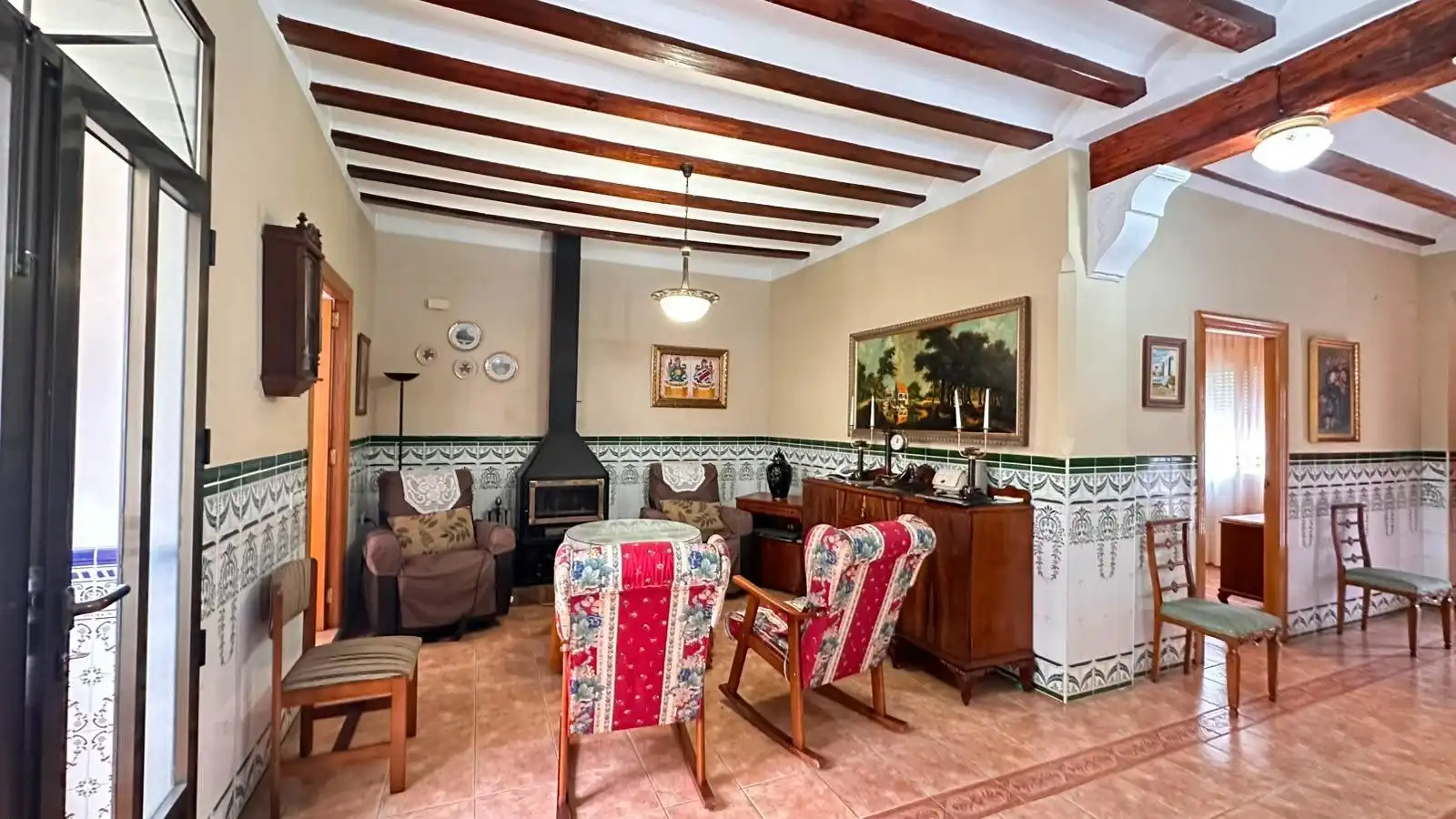 Sala de estar de Casa o chalet en venta en Manuel con Aire acondicionado