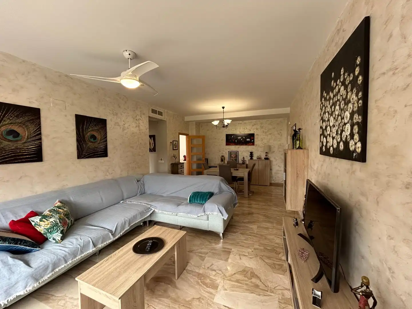 Sala de estar de Piso en venta en Bétera con Aire acondicionado y Piscina comunitaria