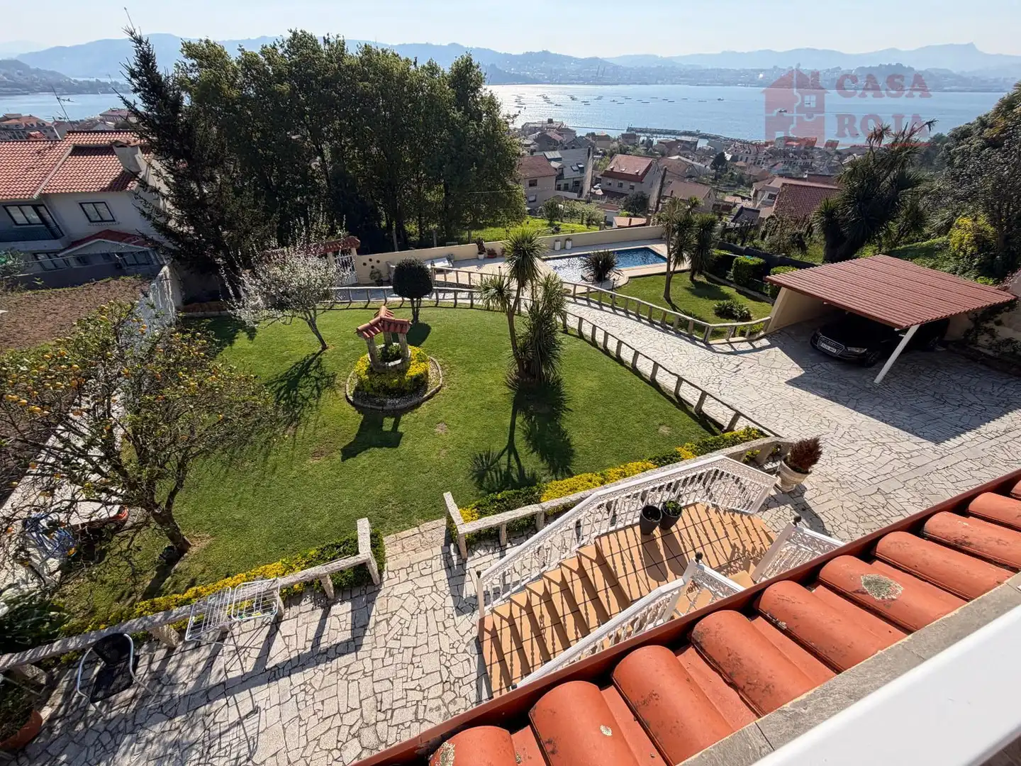 Jardín de Casa o chalet en venta en Moaña con Calefacción, Terraza y Trastero