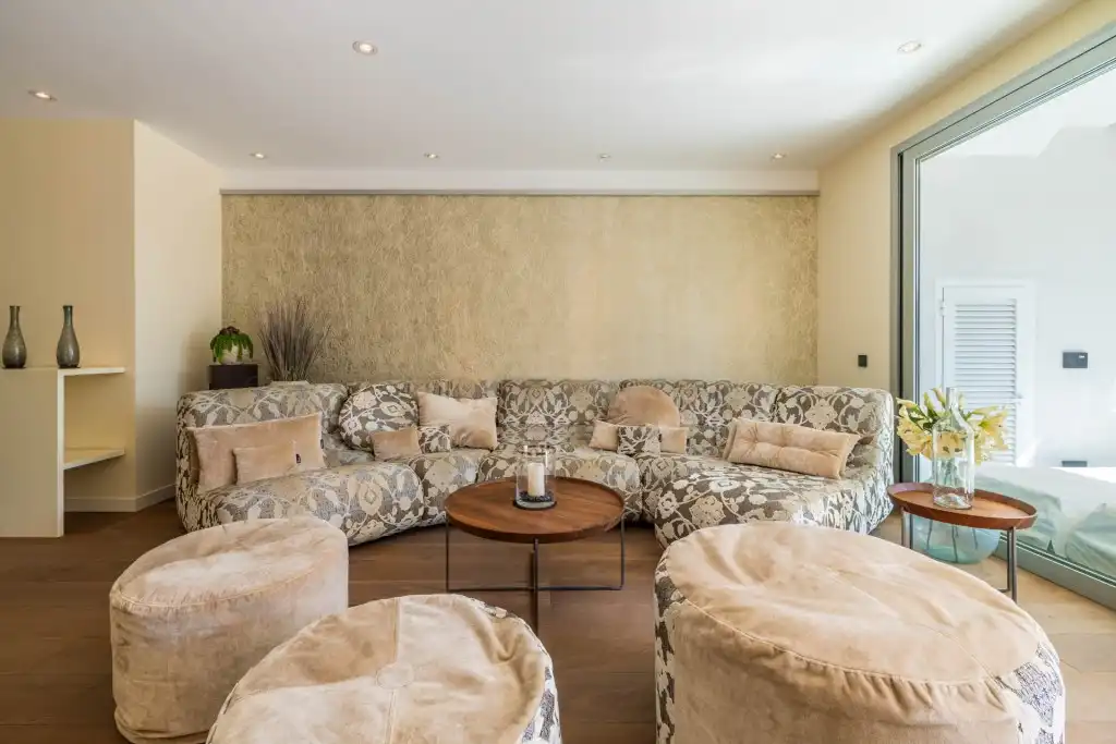 Sala d'estar de Apartament en venda en Calvià amb Aire condicionat, Calefacció i Terrassa