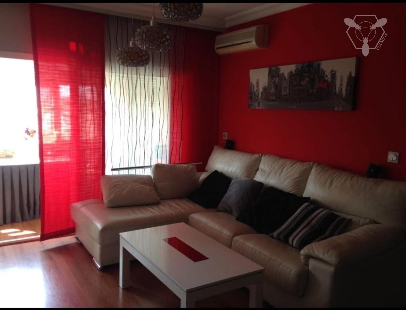 Living room of Flat for sale in  Huelva Capital  with Air Conditioner and Furnished