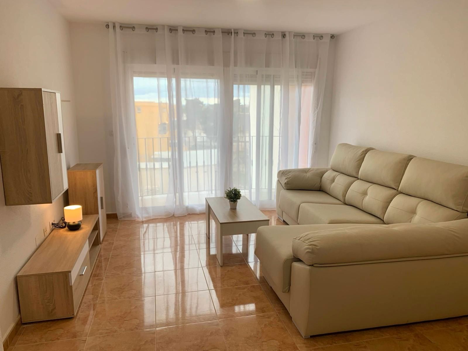Sala d'estar de Pis de lloguer en  Murcia Capital amb Aire condicionat, Calefacció i Terrassa