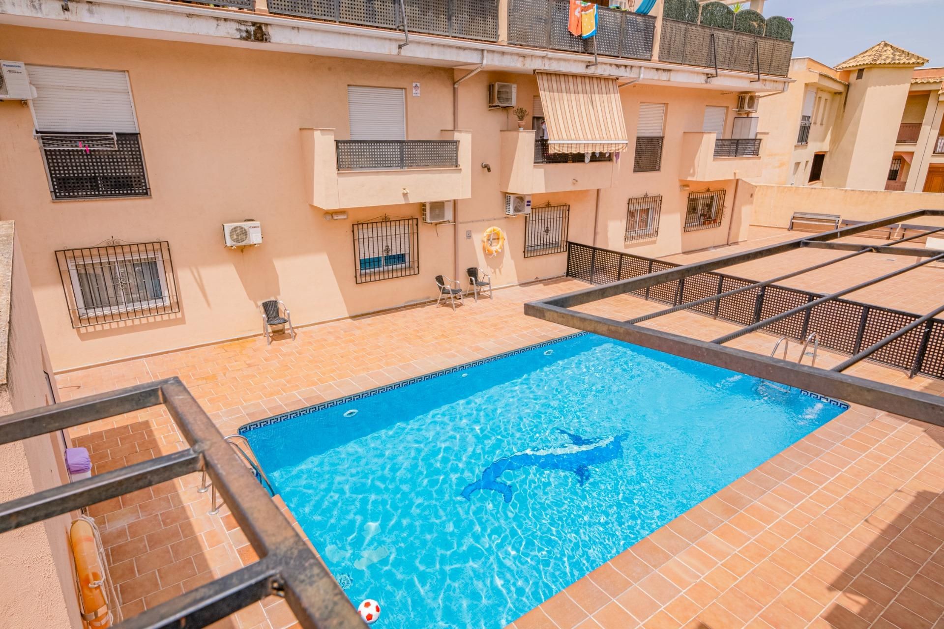 Swimming pool of Flat for sale in Las Gabias  with Terrace, Storage room and Community pool