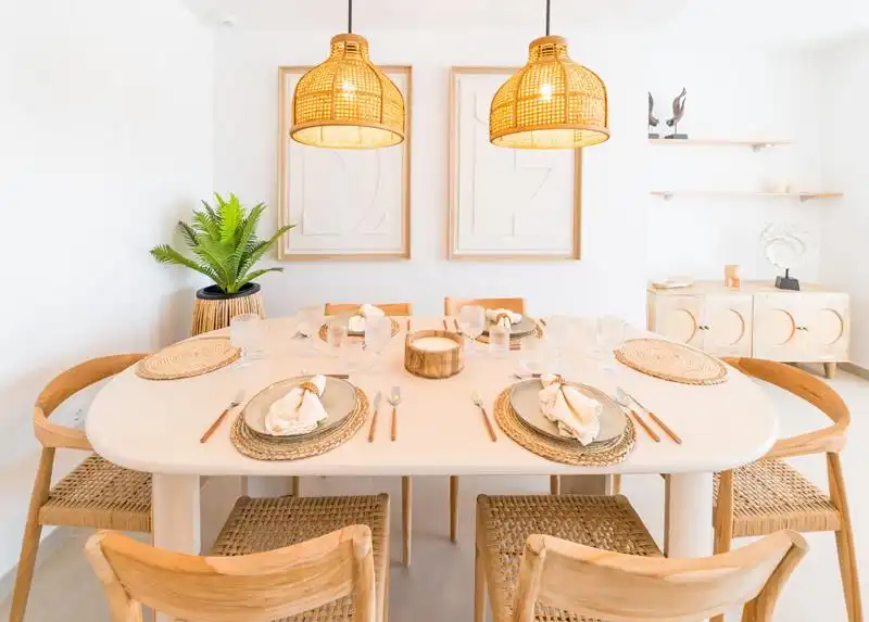 Dining room of Flat for sale in Estepona  with Air Conditioner, Heating and Private garden
