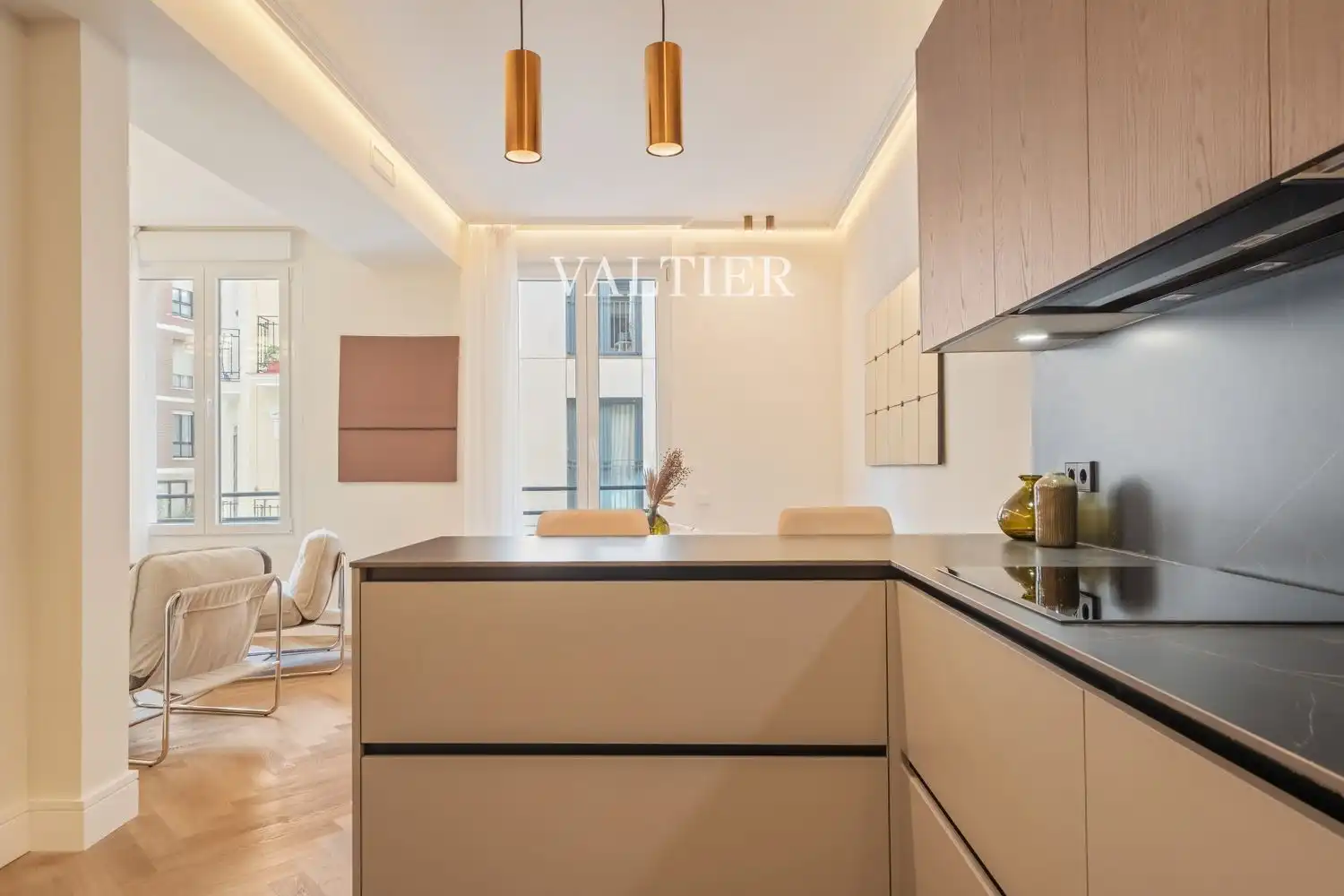 Kitchen of Flat for sale in Madrid  with Air Conditioner, Heating and Terrace
